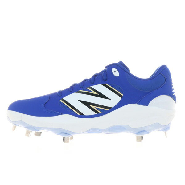 ニューバランス スパイク New Balance 野球 シューズ ウレタンソール 埋め込み金具 一般用 3000v7 Metal TB7 ブルー ワイズ2E P革加工不可