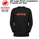 マムート QDロゴプリントロングスリーブTアジアンフィット MAMMUT QD LOGO PRINT LONGSLEEVE T-SHIRTS AF Tシャツ 吸...