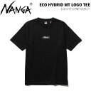 ナンガ エコハイブリッドマウンテンロゴT NANGA ECO HYBRID MT LOGO TEE Tシャツ 半袖 メンズ ブラック M L XL(4)