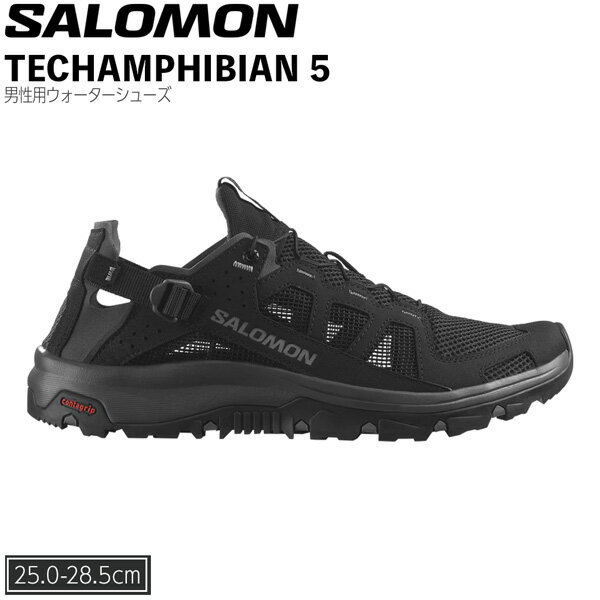 サロモン テックファビアン5 SALOMON TECHAMPHIBIAN 5 BLACK/MAGNET/MONUMENT ウォーターシューズ サンダル ブラックマグネットモニュメント
