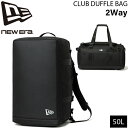 ニューエラ ダッフルバッグ NEWERA CLUB DUFFLE BAG ブラック 約50L ポリエステル