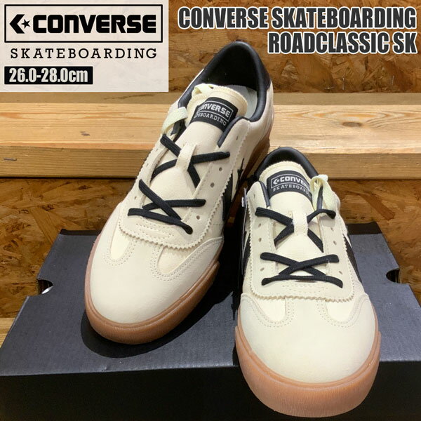 コンバース スケートボーディング ロードクラシック CONVERSE SKATEBOARDING ROADCLASSIC SK グレイ/ブラック スニーカー キャンバス/スエード