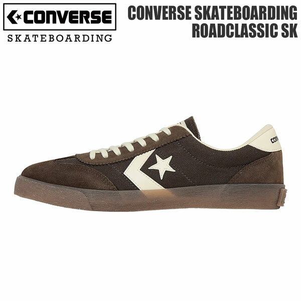 コンバース スケートボーディング ロードクラシック CONVERSE SKATEBOARDING ROADCLASSIC SK ブラウン/ベージュ スニーカー キャンバス/スエード