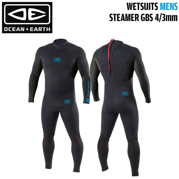 オーシャンアンドアース メンズ ウェットスーツ フルスーツ O&E WETSUITS MENS STEAMER GBS 4/3mm ジャージ