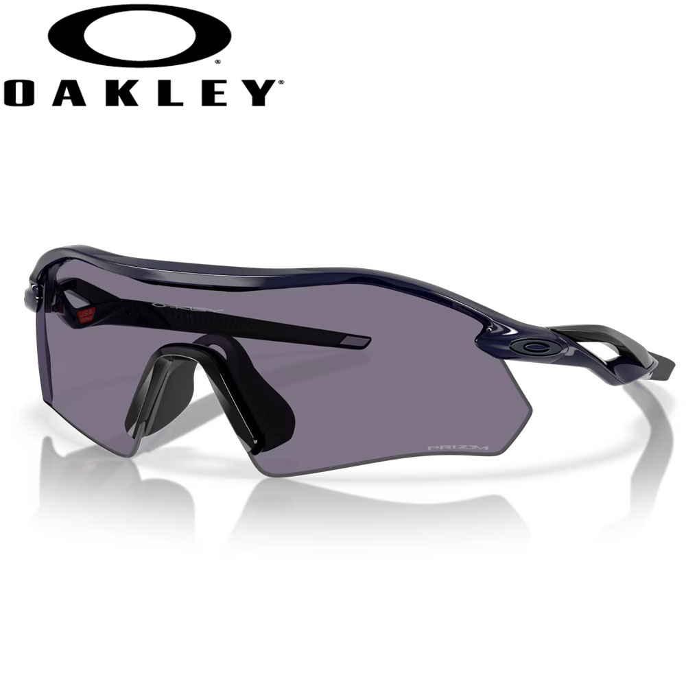 Oakley スポーツサングラス ネイビー Latch™ Panel Team USA Prizm Sapphire Lenses, Transparent Blue