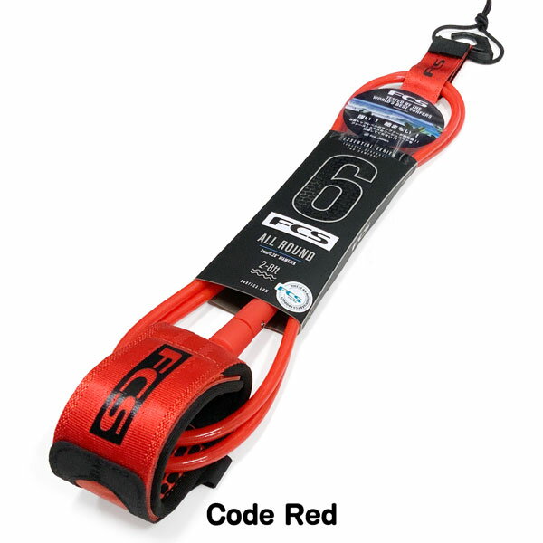 ���ե������� �꡼���女���� FCS 6��0�� 6feet All Round Essential Leash Code Red Mason Ho�����ͥ��㡼 ���硼�ȥܡ����� �쥮��顼�꡼���� �����ե���