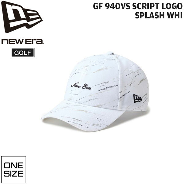 �˥塼���� ����� ����å� NEW ERA GF 940VS SCRIPT LOGO SPLASH WHI GOLF ˹��