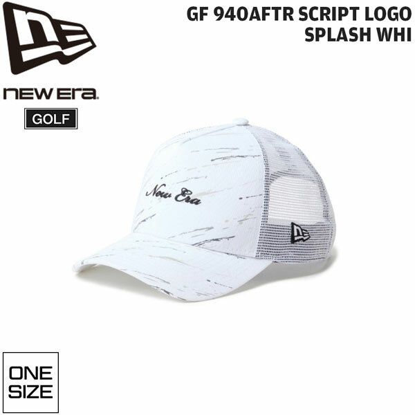 ニューエラ ゴルフ キャップ NEW ERA GF 940AFTR SCRIPT LOGO SPLASH WHI GOLF 帽子...