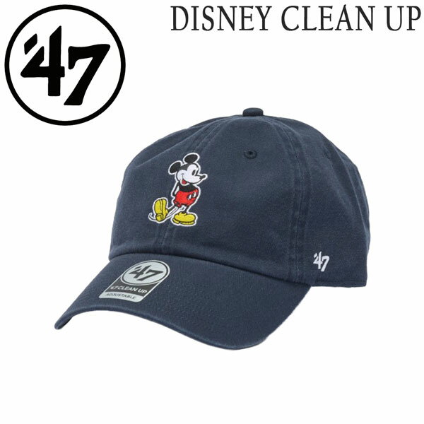 乐天商城 - 47ブランド キャップ 47Brand DISNEY CLEAN UP ディズニー ミッキー NVY 帽子
