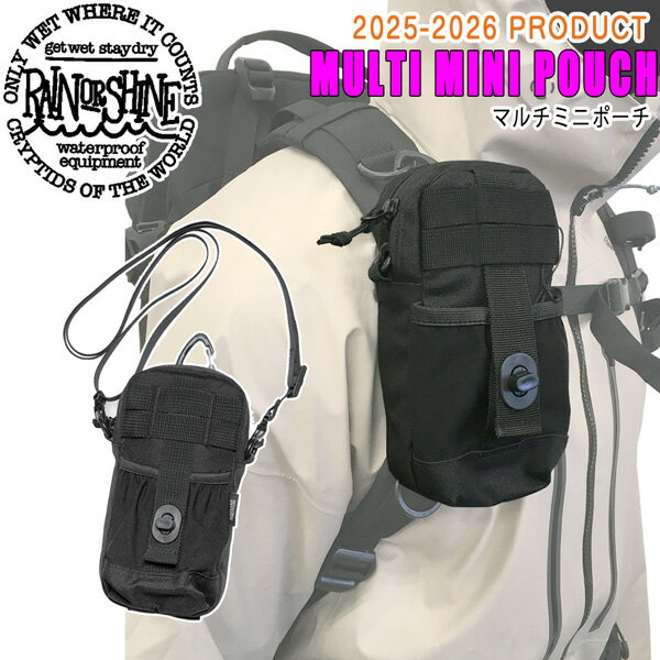 25-26 レインオアシャイン マルチミニポーチ RAIN OR SHINE MULTI MINI POUCH スノーボード バッグ 鞄 ブラック
