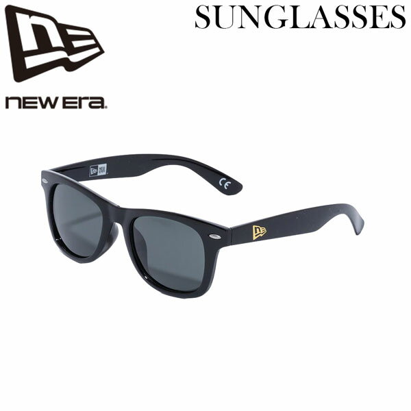 Rakuten - ニューエラ サングラス ウェリントン NEW ERA SUNGLASSES シャイニーブラック/グリーングレー