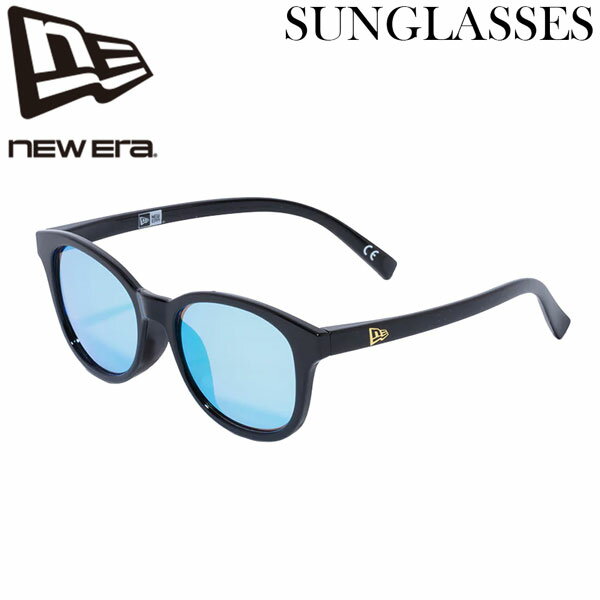 乐天商城 - ニューエラ サングラス ボストン NEW ERA SUNGLASSES シャイニーブラック/ブルーミラー