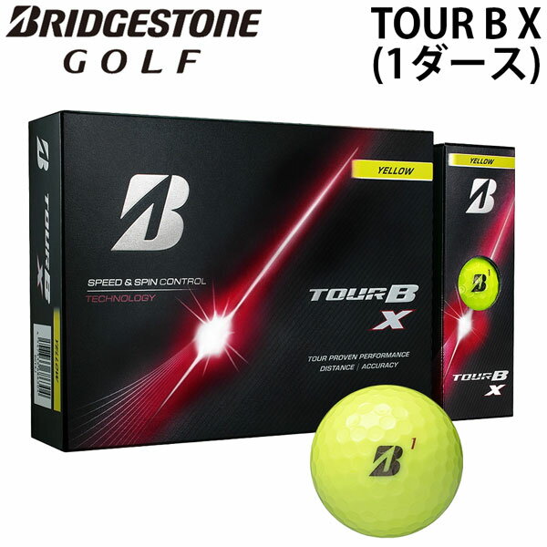 乐天商城 - ブリヂストン TOUR B X イエロー 1ダース ゴルフ ボール BRIDGESTONE GOLF