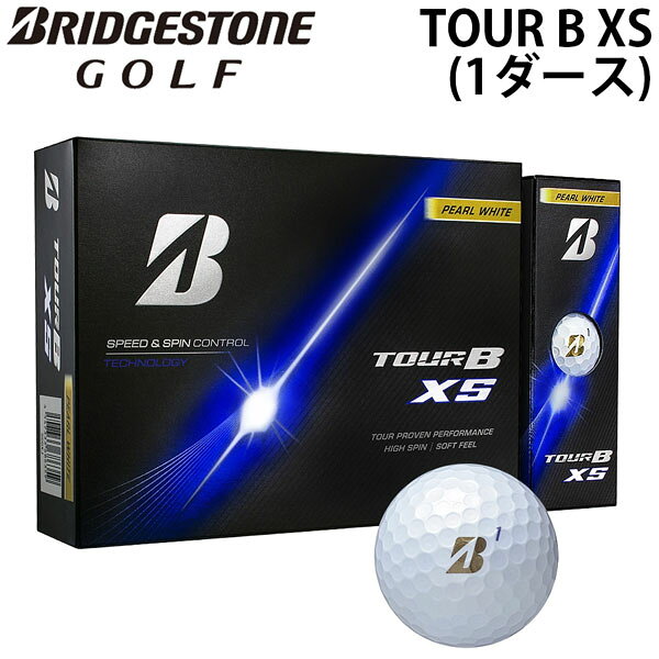 BRIDGESTONE - ブリヂストン TOUR B XS パールホワイト 1ダース ゴルフ ボール BRIDGESTONE GOLF