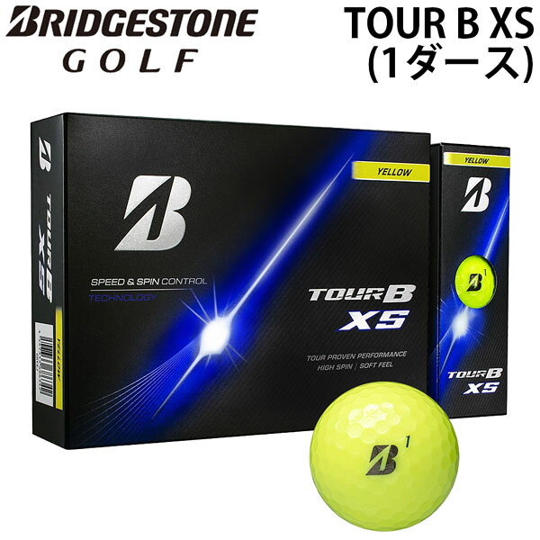 樂天商城 - ブリヂストン TOUR B XS イエロー 1ダース ゴルフ ボール BRIDGESTONE GOLF