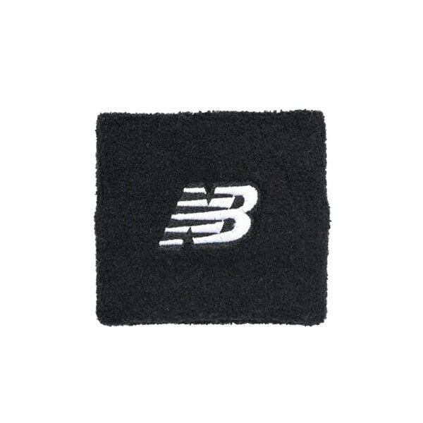 乐天商城 - ニューバランス New Balance 野球 テニス ランニング ウェア NBロゴ刺繍 パフォーマンス リストバンド lam55663-BK メール便配送