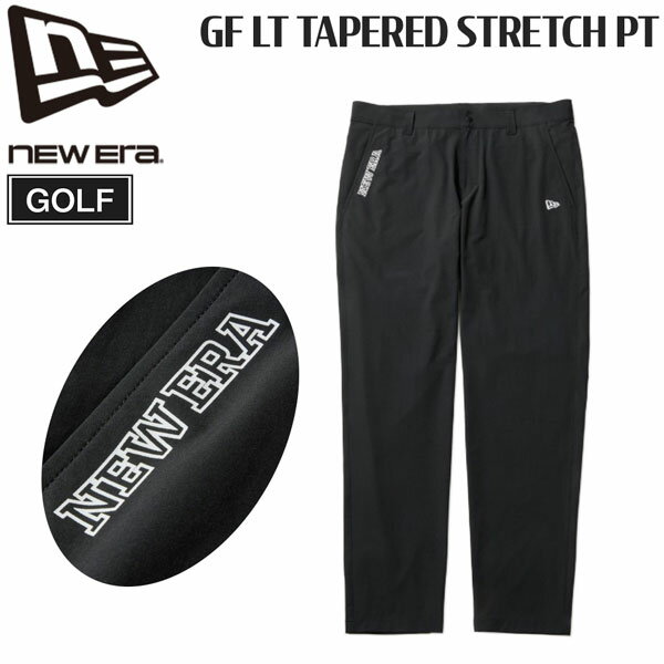 樂天商城 - ニューエラ ゴルフ ストレッチ パンツ NEW ERA GF LT テーパード ストレッチパンツ ブラック GOLFウェア