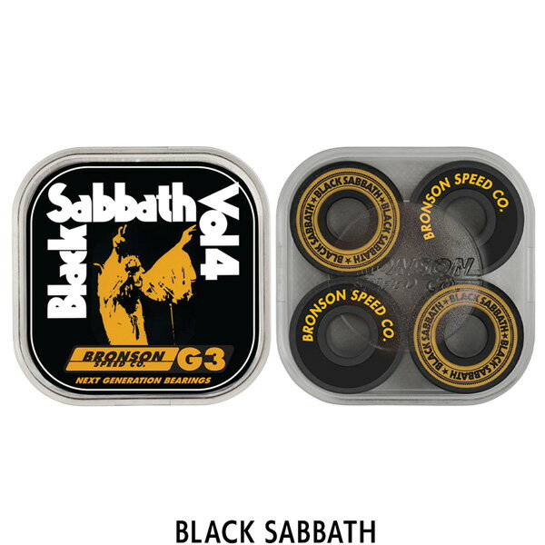 �����ܡ� �٥���� �֥��󥽥�x�֥�å����Х� BRONSON BEARING G3 BLACK SABBATH �᡼��������