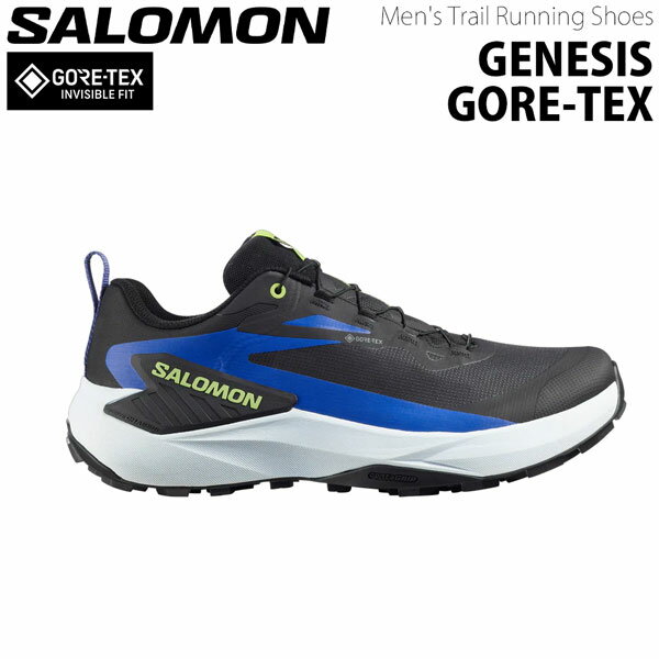 サロモン GENESIS GTX トレイルランニングシューズ ゴアテックス 防水 トレラン 登山 アウトドア SALOMON 国内正規品