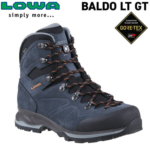 ローバー バルドLT GT LOWA スティールブルー メンズ トレッキングシューズ ゴアテックス 防水 登山靴 ハイキングシューズ ミッドカットビブラムソール アウトドア 全天候対応