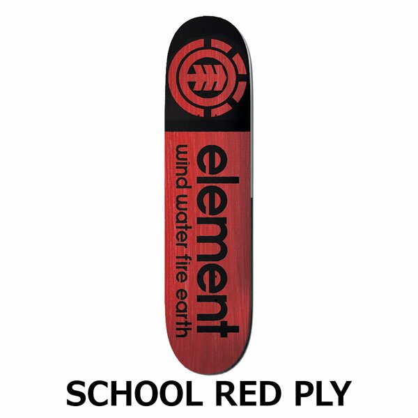 スケボー デッキ エレメント ELEMENT OLD SCHOOL RED PLY 7.5 x 29 WB12.25 キッズ・ガール用 BG027009 3