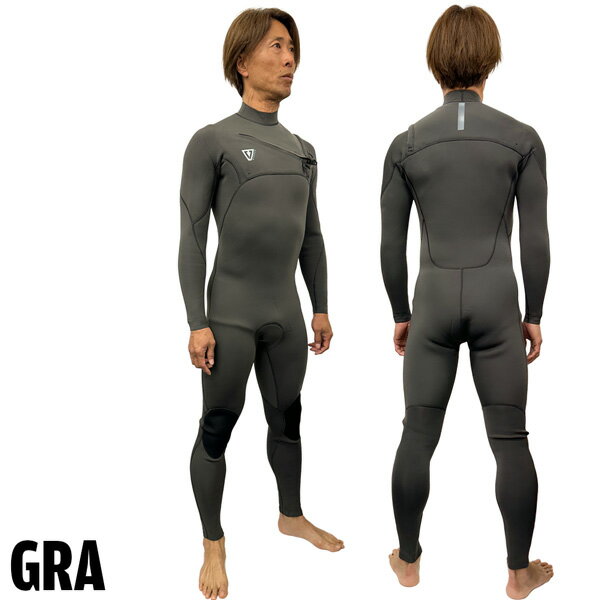 ヴィスラ フルスーツ VISSLA 7 SEAS COMP 3/2mm FULL CHEST ZIP ウェットスーツ ジャージ 3