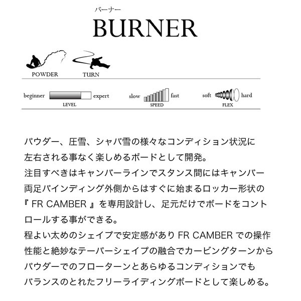 予約 26-27 MOSS BURNER モス バーナー スノーボード 板 パウダー対応 オールラウンド ディレクショナル フリーライド カービング 浮力 安定性 万能モデル 日本正規品 26-27-BO-MOB 149 156 159 3