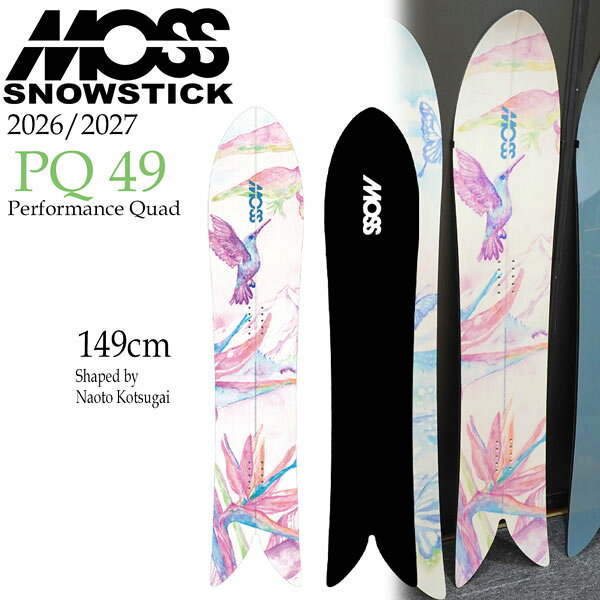 �\�� 26-27 MOSS SNOWSTICK PQ 49 ���X �X�m�[�X�e�B�b�N �X�m�[�{�[�h �� �V���[�g�����O�X �p�E�_�[�Ή� �T�[�t���C�h �f�B���N�V���i�� �����쐫 �c���[��...