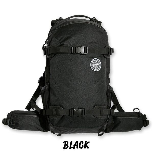MOVE selectの予約 26-27モデル RAIN OR SHINE レインオアシャイン BC PACK 26L ビーシー パック 26L バックパック ザック スノーボード バックカントリー ツーリング フリーライド 26L 正規品 ブラック｜アングル3