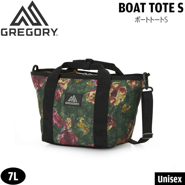 トラディショナルなトートバッグのデザイン のボートトート (BOAT TOTE）は取り外し式のショルダーベル トが付属し、 気分に合わせてトートバッグとして、 またはショルダーバッグとして使用すること が出来ます。 口が大きく開くデザインによりバッグの中身 が一目瞭然で、マチを大きく取った本体内部 にはポケットも備えているので整理しやすさ は抜群です。 〇 手提げにもできる持ち手付き 〇 ジッパー開閉のメインコンパートメント 〇 グレゴリーのアイコンでもあるレザージッ パープル 〇 調節可能な25mmのショルダーストラップは 取り外し可能。 〇 背面にオープンポケット 〇 内部に小さくバラツキがちなアイテムの収 納に便利なキーフォブ付きジッパー付きメッ シュポケット 〇 ハンドル全長:約27cm （付け根縫い目から縫い目までの長さ） 〇 パッド入りのボトム部 ※メーカーの画像を使用しておりますが 色の見え方が実物と若干異なる場合が 御座います。予めご了承下さい。 【正規代理店商品】 ●BRAND：GREGORY(グレゴリー) ●品番：138631A773 ●品名：BOAT TOTE S ●カラー：ボタニカルタペストリー ●サイズ：One size(21×39×15cm) ●容量：7L ●重量：0.31kg GREGORY BOAT TOTE S グレゴリー ボートトートS ボタニカルタペストリー トートバッグ ミニトート ランチバッグ 花柄 軽量 通勤 通学 アウトドア メンズ レディース サブバッグ 小さめ 手提げバッグ カジュアル デイリーバッグ おしゃれ