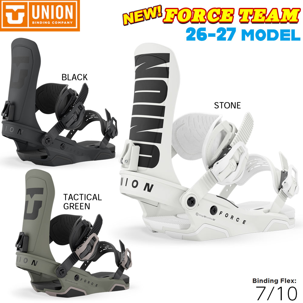 26-27 UNION FORCE TEAM ユニオン フォース チーム スノーボード ビンディング メ...
