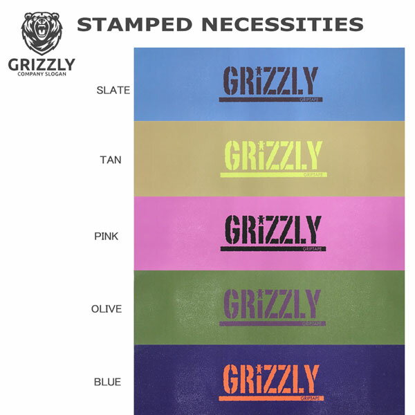 XP{[ fbLe[v OY[ GRIZZLY STAMPED NECESSITIES Obve[v XP[g{[h