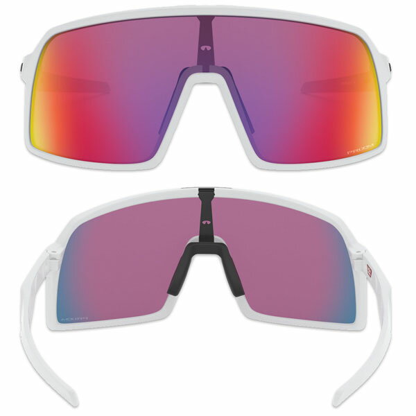 【ストアポイントアップデー】/オークリー サングラス ストロ スポーツ OAKLEY SUTRO S Fream Matte White / Lens Prizm Road