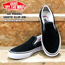 VANS oY SKATE SLIP-ON Xb| Xj[J[ @Y US BLACK/WHITE VN0A5FCAY28