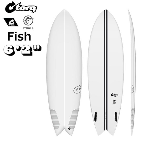 サーフボード トルク TORQ TEC FISH TWIN FUTURES 2 FIN BOX ハイクオリティー EPOXY エポキシ モデル