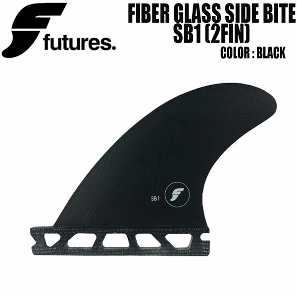 Rakuten - サーフィン フューチャーフィン FUTURES FIBER GLASS SIDE BITE SB1 (2FIN) スタビライザー BLACK サイドフィン 日本正規品