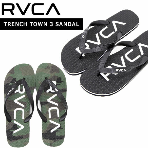 サンダル ビーチサンダル RVCA ルーカ TRENCH TOWN 3 SANDAL サーフィン BC041984 あす楽