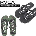 T_ r[`T_ RVCA [J TRENCH TOWN 3 SANDAL T[tB BC041984 y