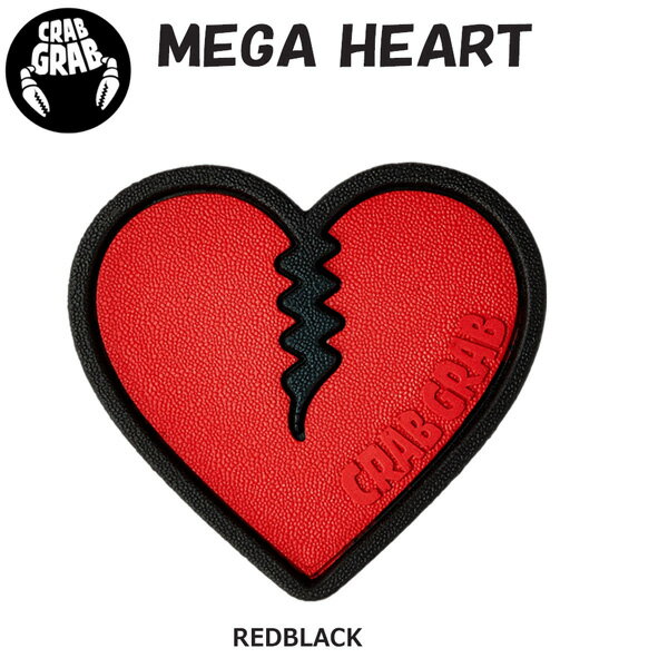 スノーボード デッキパッド 滑り止め 23-24 CRABGRAB クラブグラブ MEGA HEART メガハート デッキパッド トラクション 滑り止め メール便配送の商品画像