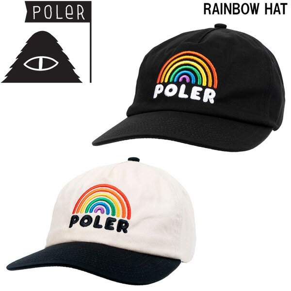 帽子 ハット 22-23 POLER ポーラー RAINBOW HAT レインボーハット 人気 トレンド キャンプ