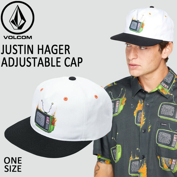 ボルコム キャップ メンズ スケートボード スノーボード サーフィン 23SS VOLCOM ボルコム JUSTIN HAGER CAP ジャスティンハガーキャップ ファッション トレンド おしゃれ