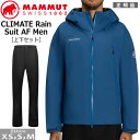 MAMMUT マムート CLIMATE Rain -Suit AF Men クライメイト レインスーツ アジアンフィット deep ice-black