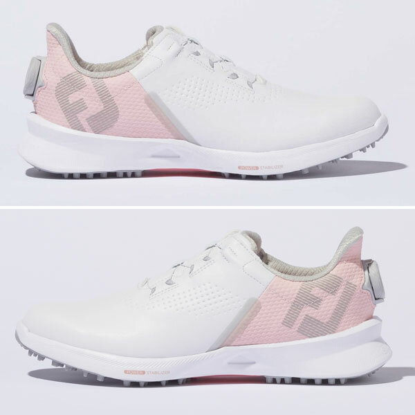 ゴルフシューズ レディース フットジョイ Footjoy FJ FUEL フューエル BOA ホワイト/ピンク ボアシステム GOLF 女性用 スパイクレス