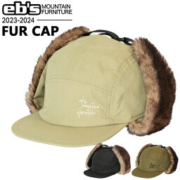 スノーボード 帽子 バラクラバ 23-24 EBS エビス FUR CAP ファーキャップ 人気 ファー付き フライトキャップ