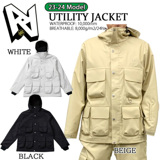 スノーボード ウエア ウェアー 23-24 AA HARDWEAR ダブルエー UTILITY JACKET ユーティリティジャケット 23-24-JK-AA ジャケット ツーレイヤー リラックスフィット スノーボード ウエア ウェアー 23-24 AA HARDWEAR ダブルエー UTILITY JACKET ユーティリティジャケット 23-24-JK-AA ジャケット ツーレイヤー リラックスフィット