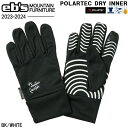 スキー スノーボード インナーグローブ 23-24 EBS エビス POLARTEC DRY INNER ポーラーテックドライインナー インナー 速乾 ポーラーテック メール便配送