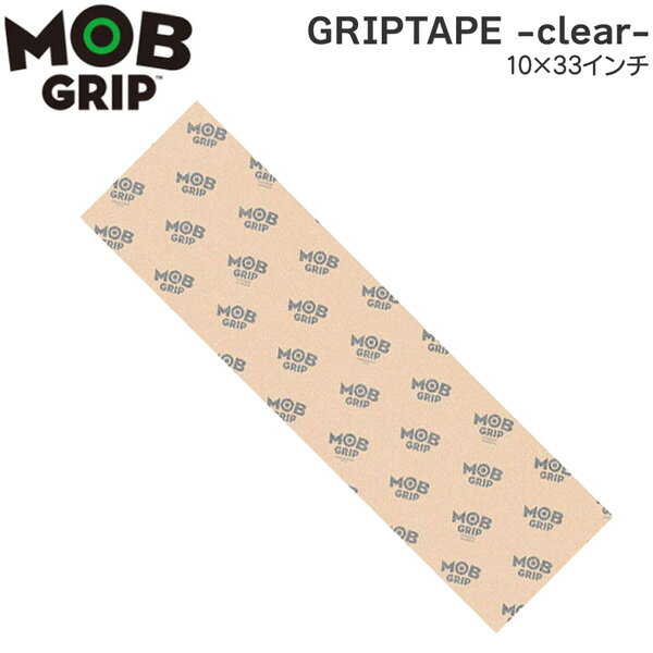 【MOB GRIP/GRIPTAPE-clear-】 「THE GRIPPEST」を掲げる最強の グリップ力が売りのデッキテープブランド。 デッキテープに細かな穴が開いているので 空気が入り込みづらく、初心者の方にも 貼りやすいテープ。 ●BRAND ： MOB GRIP(モブグリップ) ●品 番 ： HASCO35080112 ●品 名 ： GRIPTAPE-clear- ●SIZE ： 10×33インチ ●COLOR ： clear ※商品写真の色は、OS、ブラウスプレイ、 等により実際のものとは多少異なあります。 ご了承の上ご購入ください。