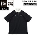 ニューエラ ゴルフウェア 女性用 S/S Rugger Shirt NEWERA GOLF レディース 半袖 ラガーシャツ ネイビー