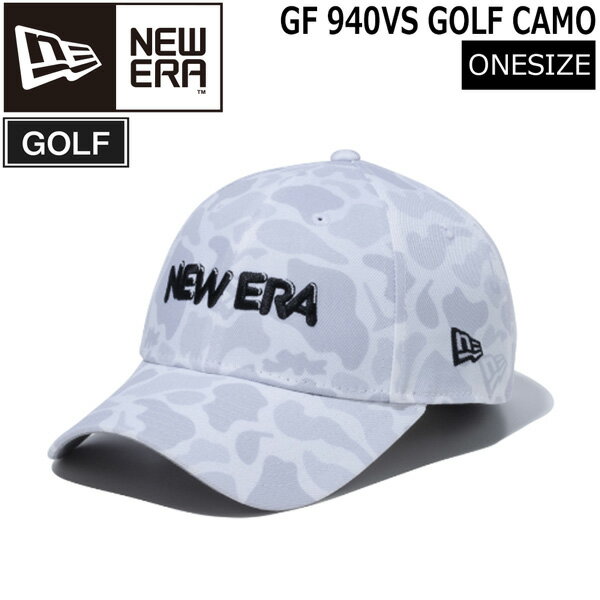 ニューエラ ゴルフ キャップ 9FORTY NEWERA GOLF CAMO ホワイト 帽子