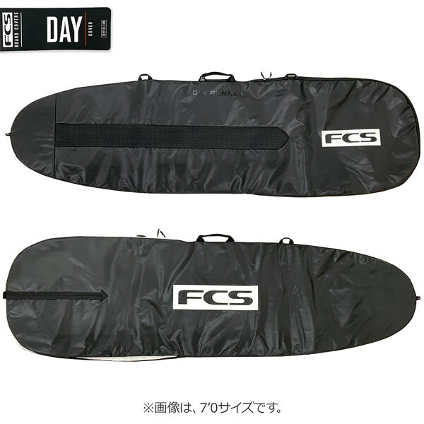 MOVE selectのサーフィン ボードケース FCS エフシーエス Day Fun Board 7'6 Black/Warm Grey ファンボード用 ハードケース｜アングル2